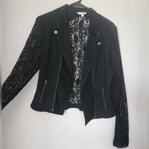 Black lace jacket